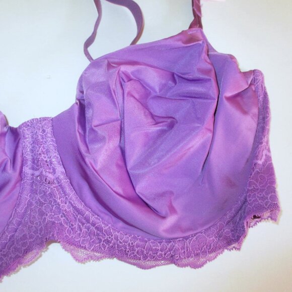 36DDD Victorias Secret Dream Angels Push Up Without Padding Bra Purple Smooth - Picture 6 of 9